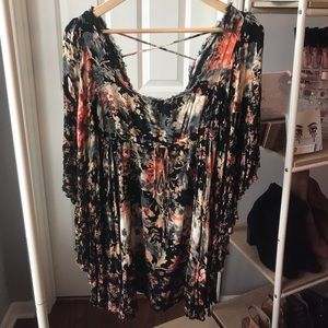 Free People Floral Mini Dress